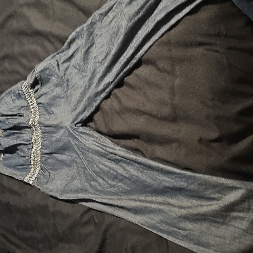 Blue jumpsuit